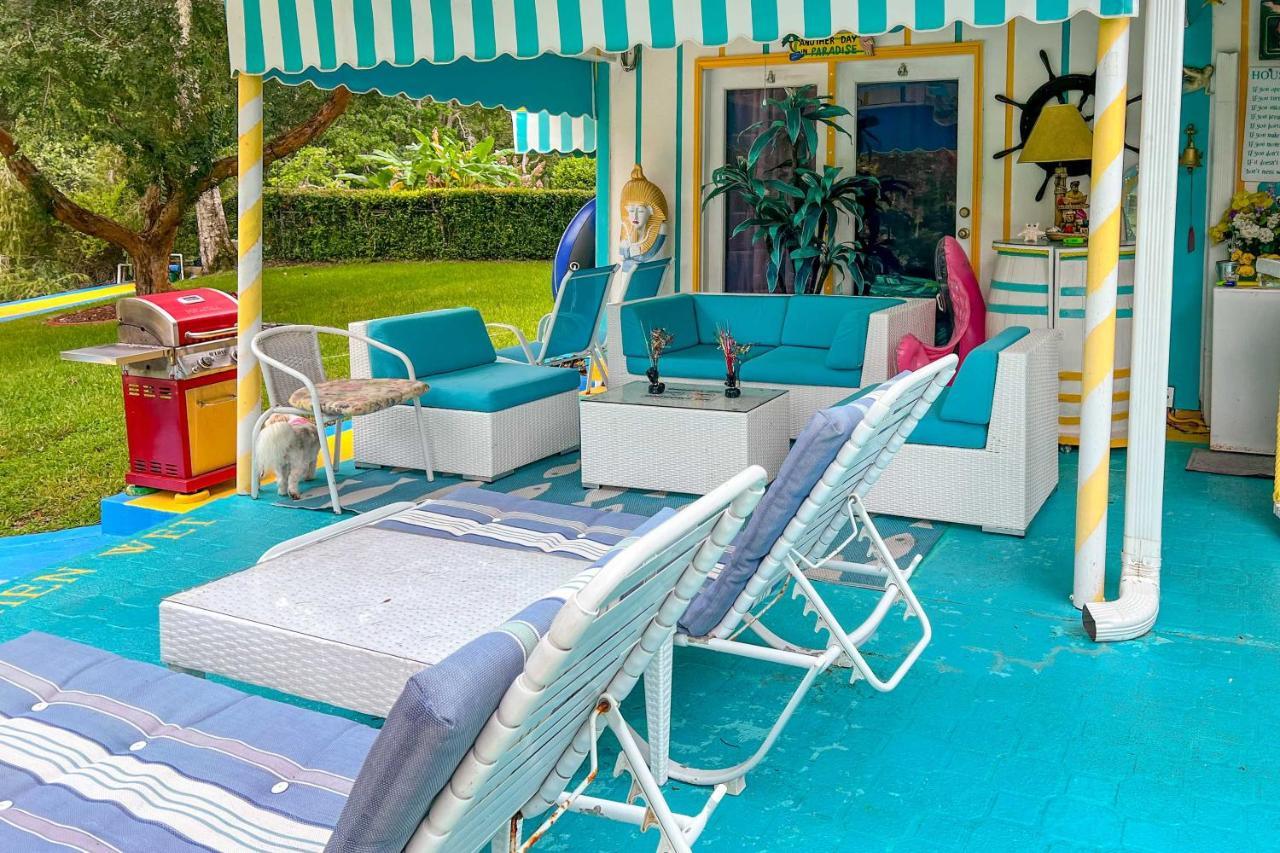 Апартаменты Pams Mermaid House With Riverfront Yard And Lanai! Уики Уэши Экстерьер фото
